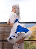 cosplay美女套图 c77 Sakuya Izayoi　白丝假发扮相(1)(84)